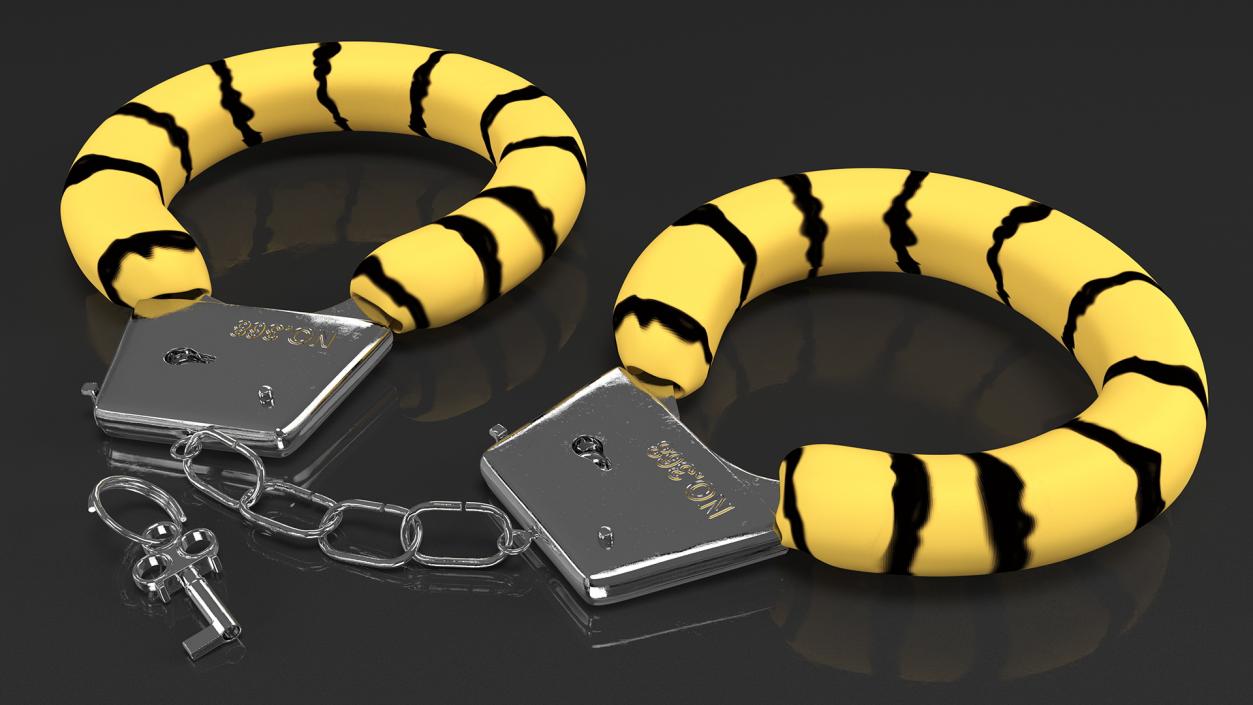 3D model Tiger Handcuffs