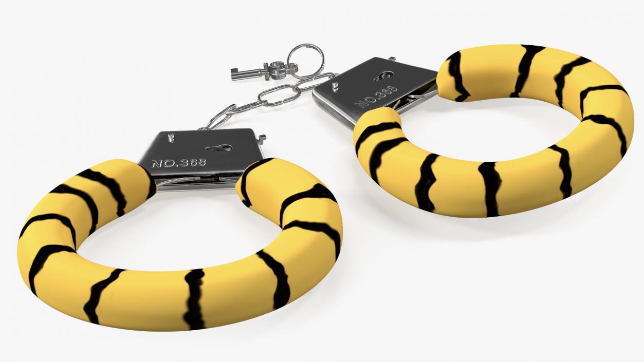 3D model Tiger Handcuffs