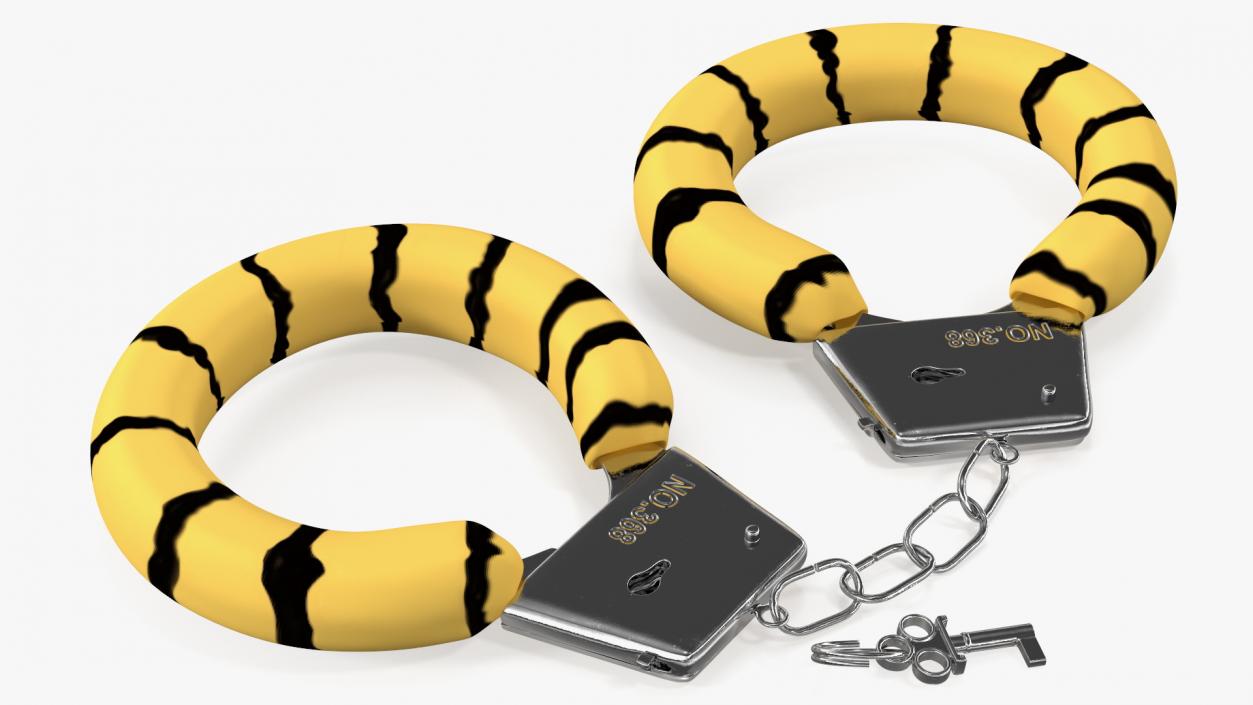 3D model Tiger Handcuffs