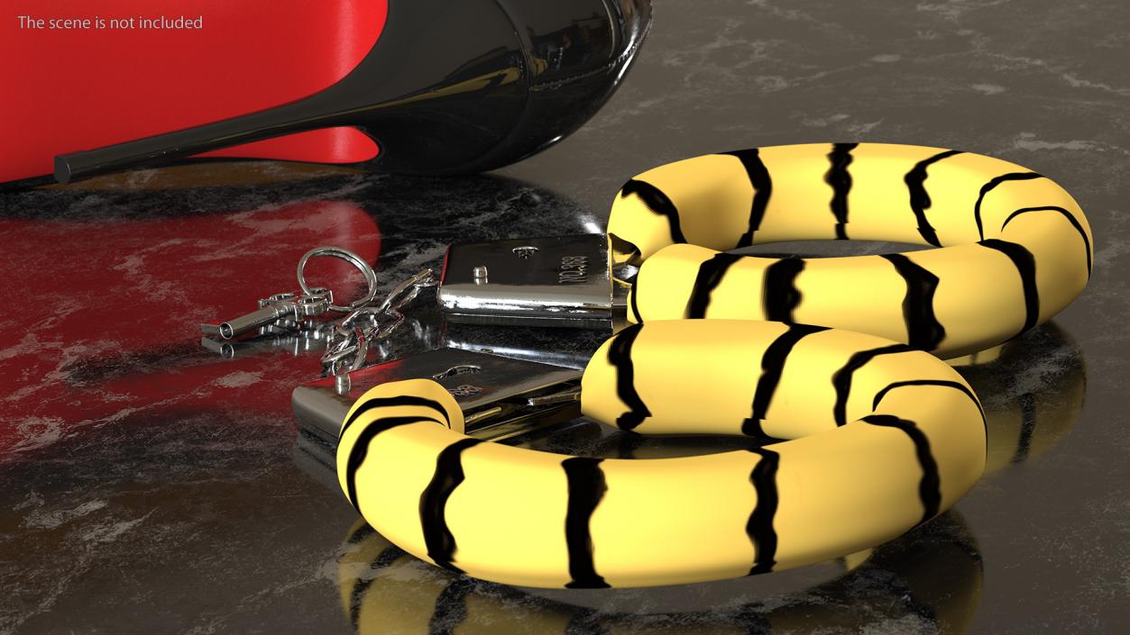 3D model Tiger Handcuffs