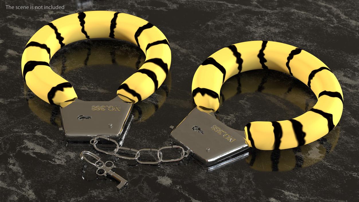 3D model Tiger Handcuffs