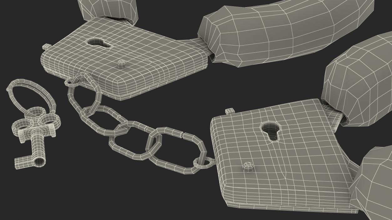 3D model Tiger Handcuffs