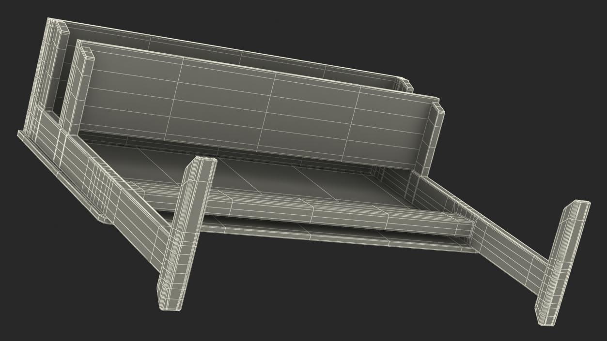 3D University Seating System Table For Two Seats(1) model