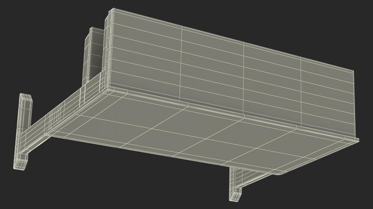 3D University Seating System Table For Two Seats(1) model