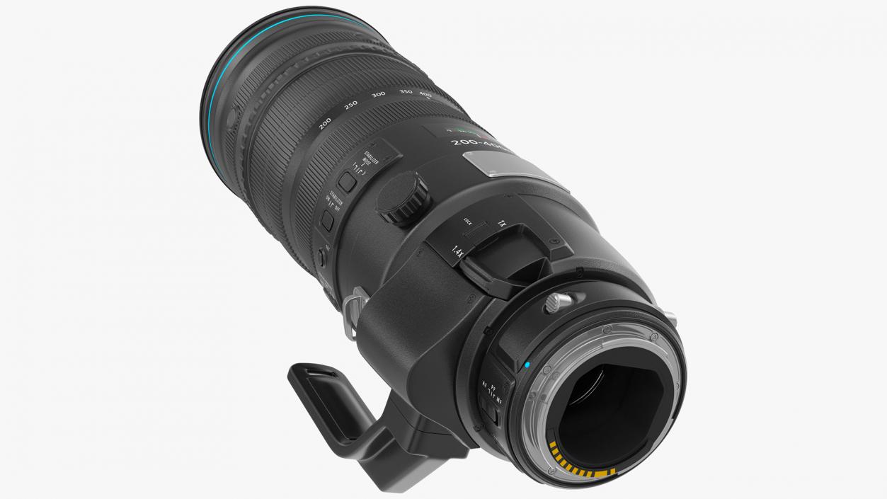 Zoom Lens 200 400mm 3D model