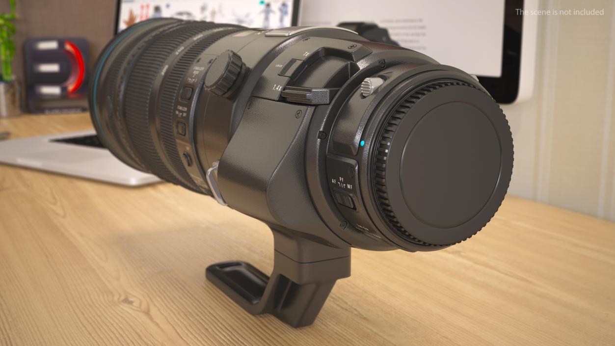 Zoom Lens 200 400mm 3D model