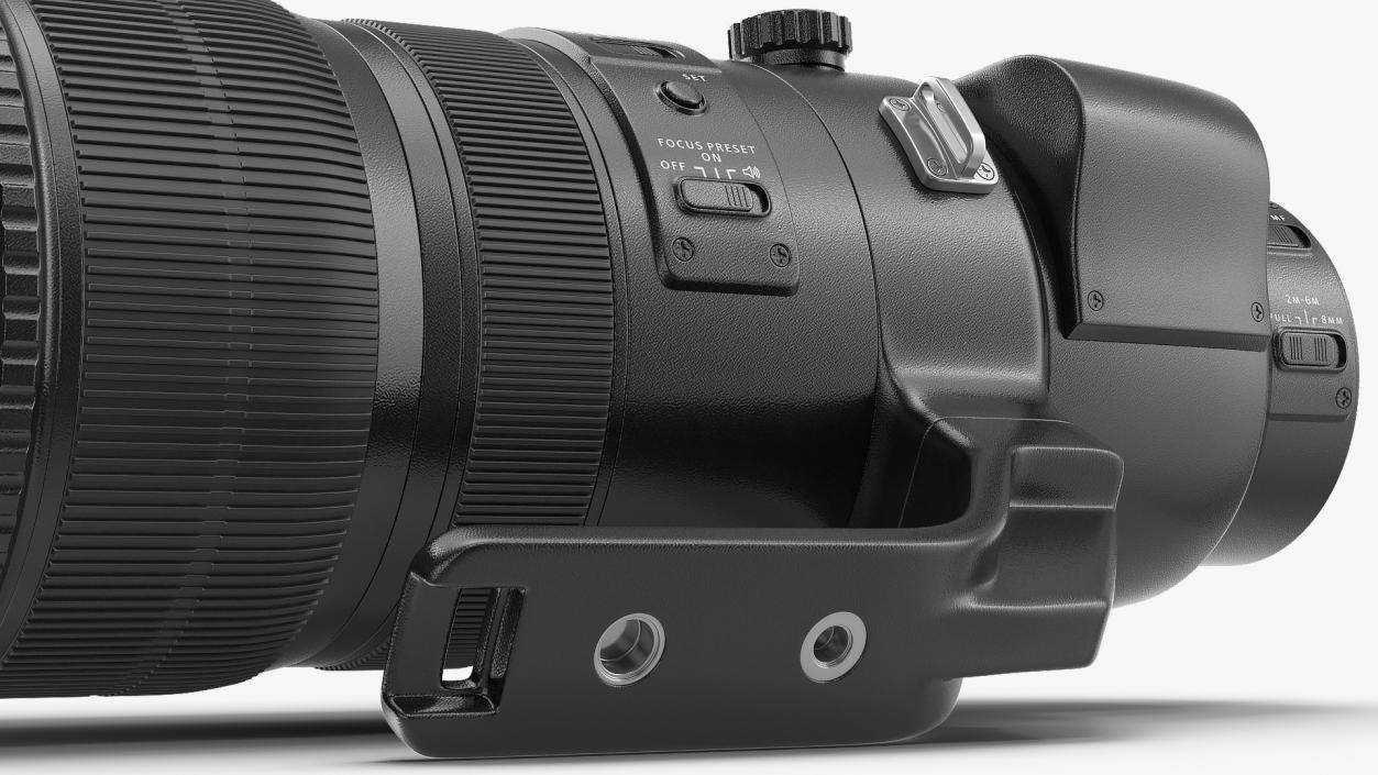 Zoom Lens 200 400mm 3D model