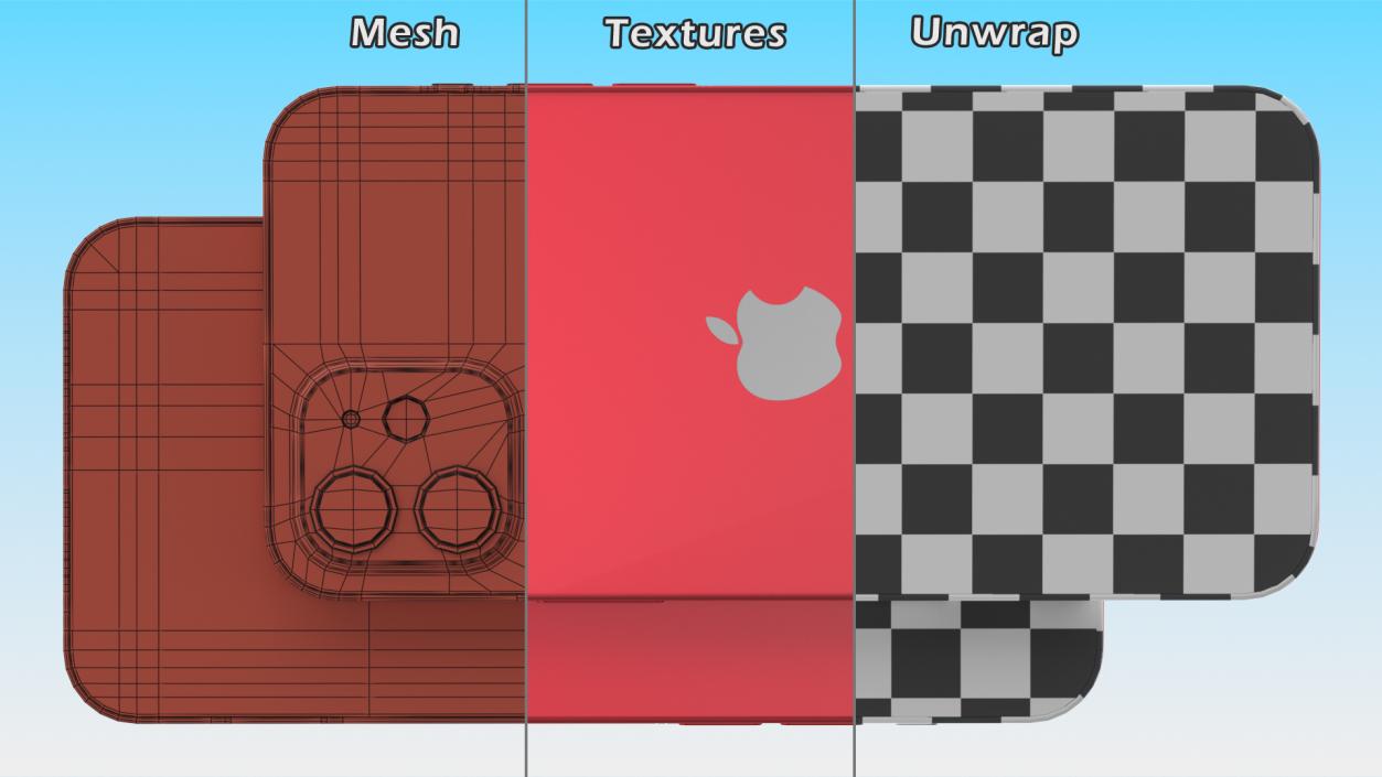 Apple iPhones 12 Collection 3D