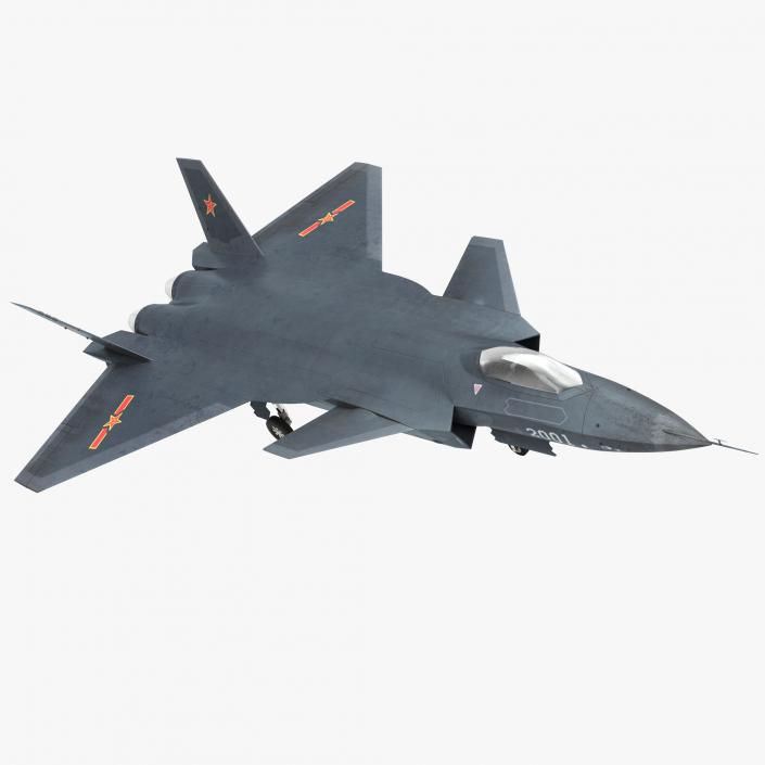 3D model Stealth Chengdu J-20