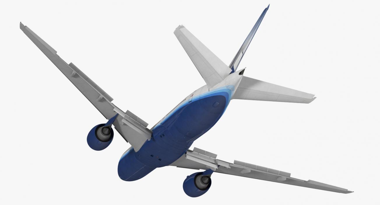 3D model Boeing 777-200 United Airlines