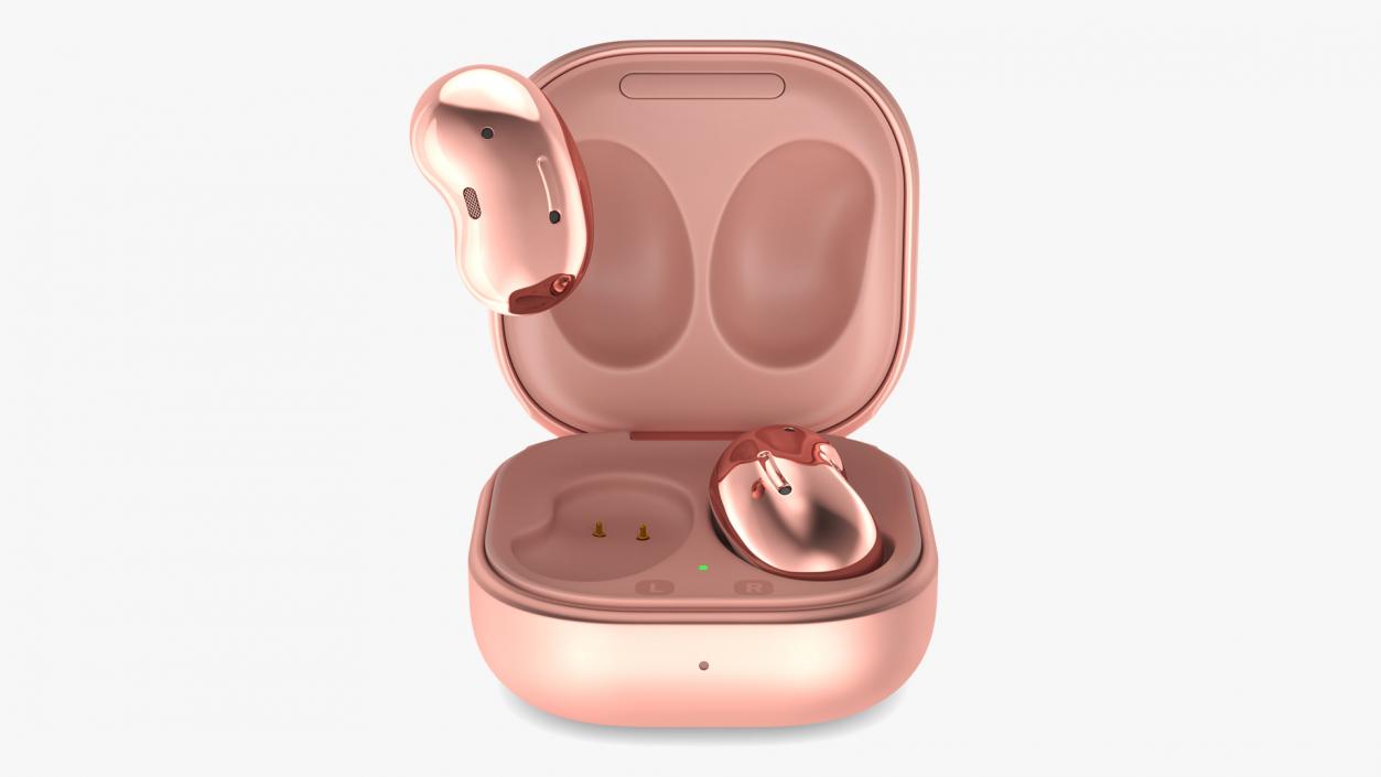 3D Samsung Galaxy Buds Live Mystic Bronze model