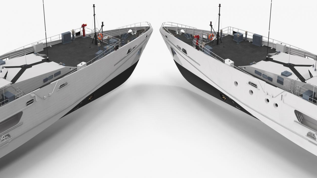 Cape Class Patrol Boat Rigged 3D model