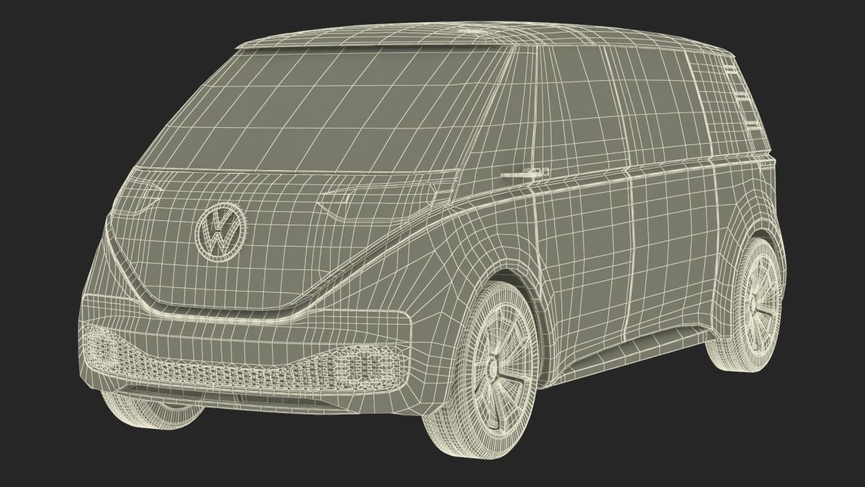 3D Volkswagen ID Buzz model