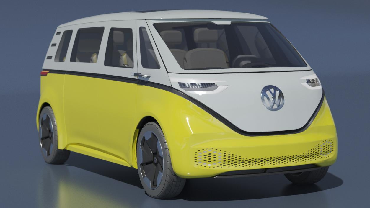 3D Volkswagen ID Buzz model