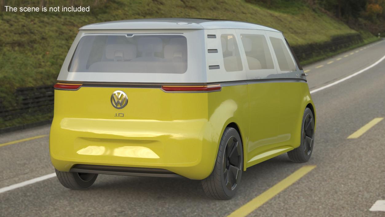 3D Volkswagen ID Buzz model