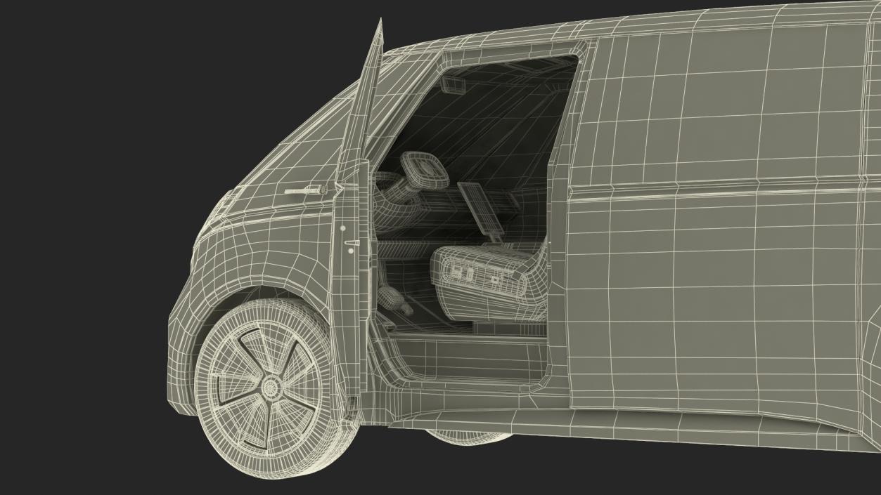 3D Volkswagen ID Buzz model