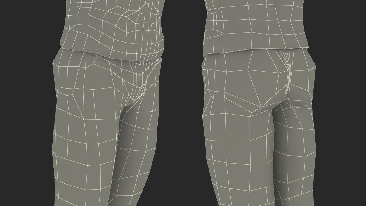 Man in Urban Style Clothing Rigged 3D model