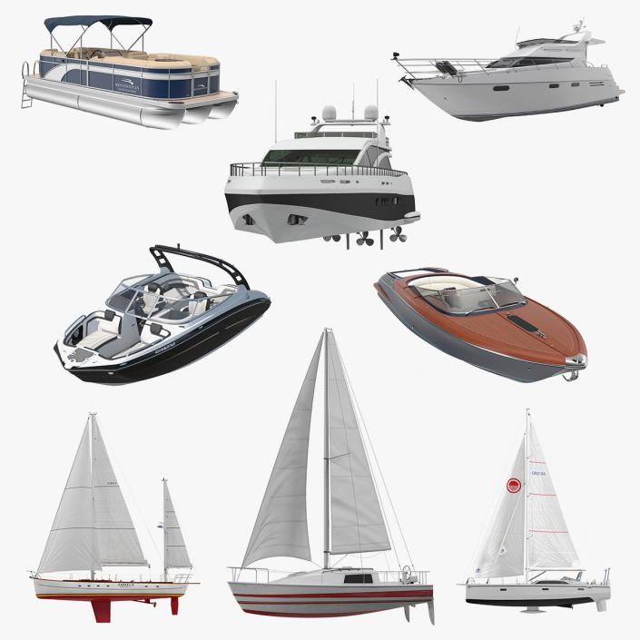 Yachts Collection 5 3D model