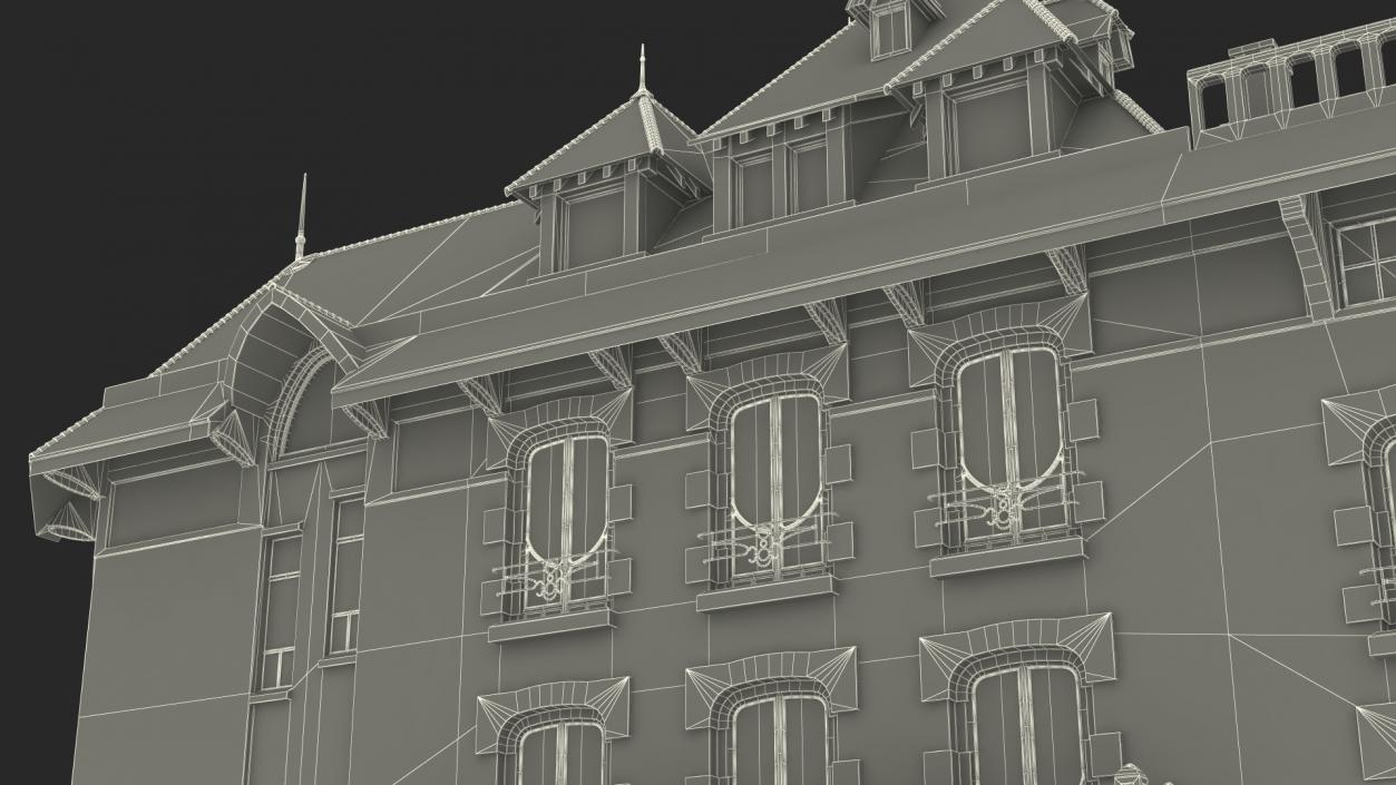 Scary Old Creepy Mansion 3D model