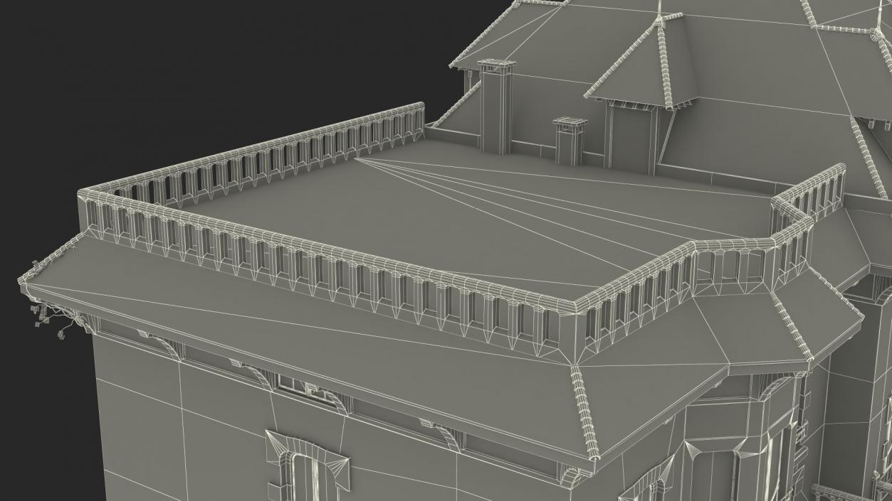 Scary Old Creepy Mansion 3D model