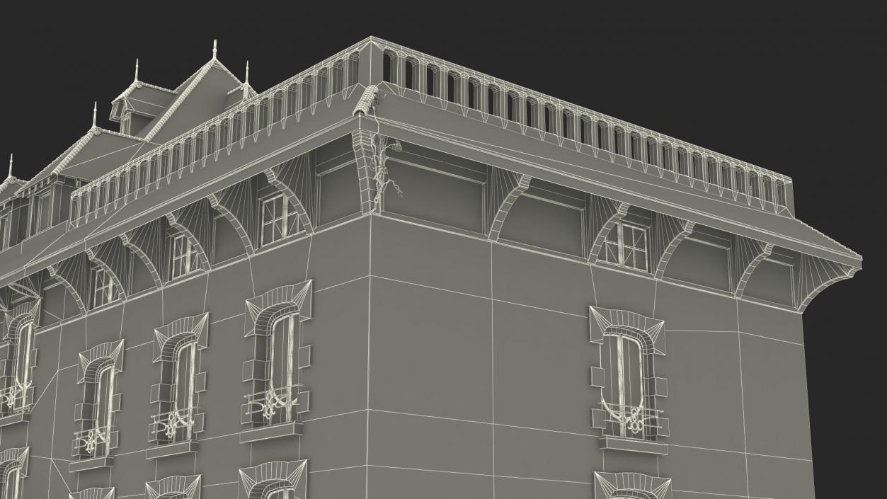 Scary Old Creepy Mansion 3D model