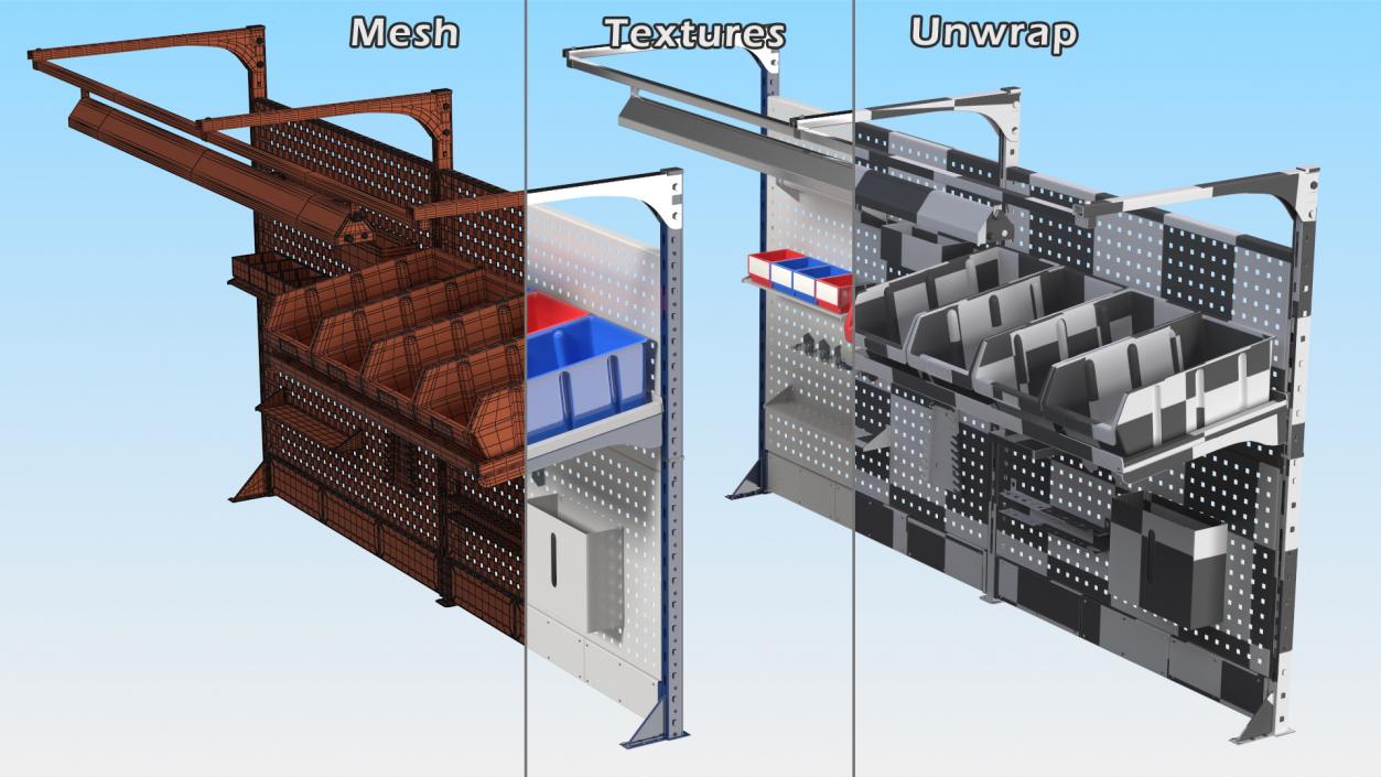 3D Garage Tool Rack