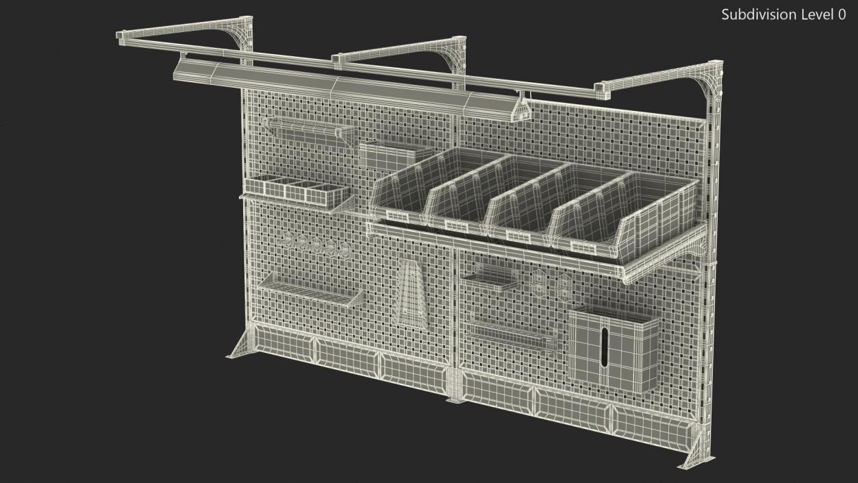 3D Garage Tool Rack