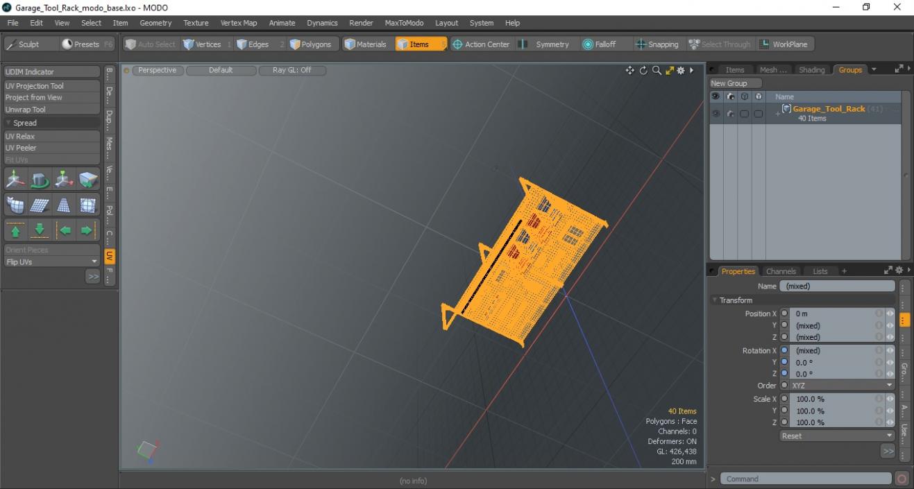 3D Garage Tool Rack