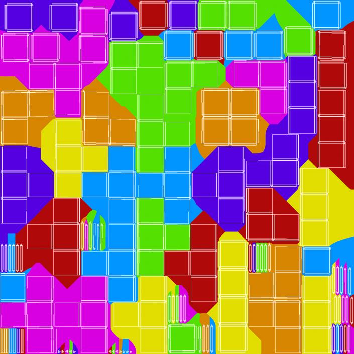 Tetris Bricks Set 3D