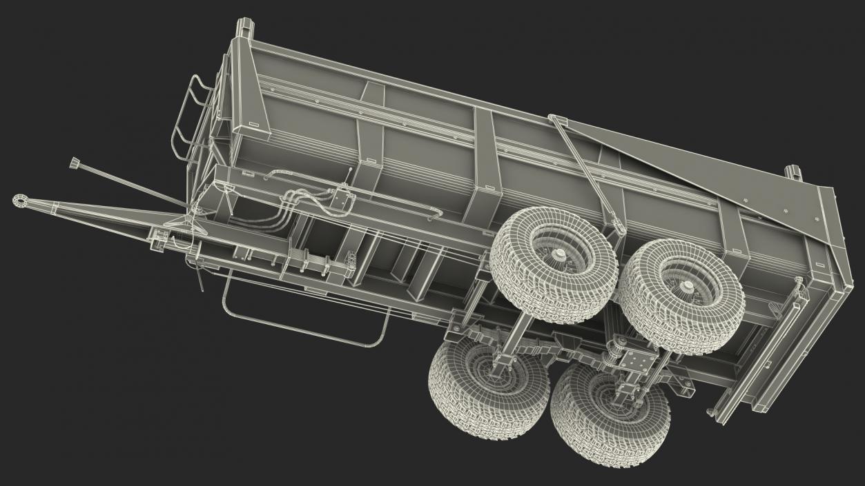 Body Tipper Trailer 3D model