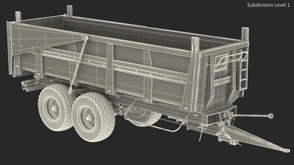 Body Tipper Trailer 3D model