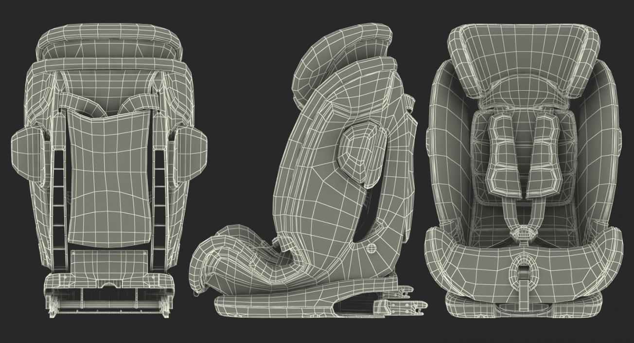 3D Baby Carriages and Car Seat Collection model