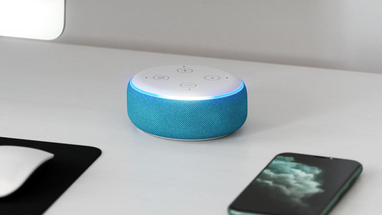 3D model Amazon Echo Dot Blue