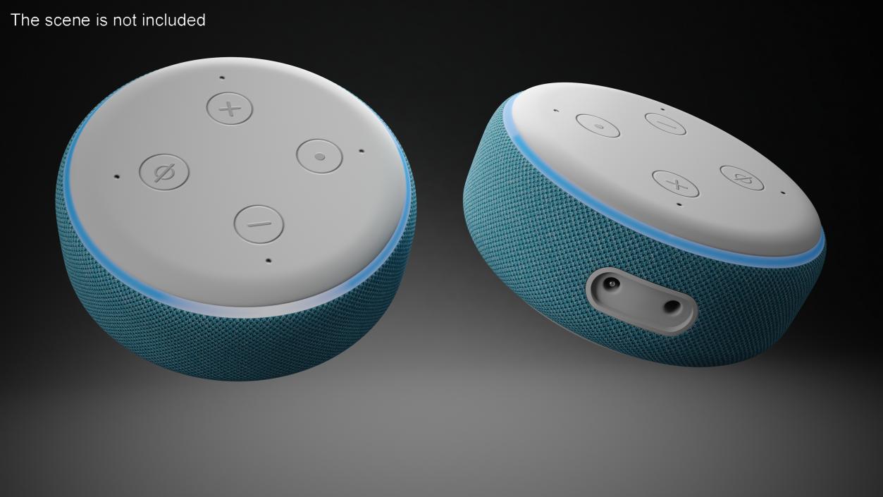 3D model Amazon Echo Dot Blue