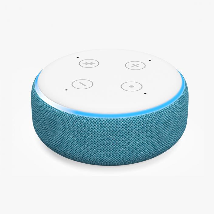 3D model Amazon Echo Dot Blue