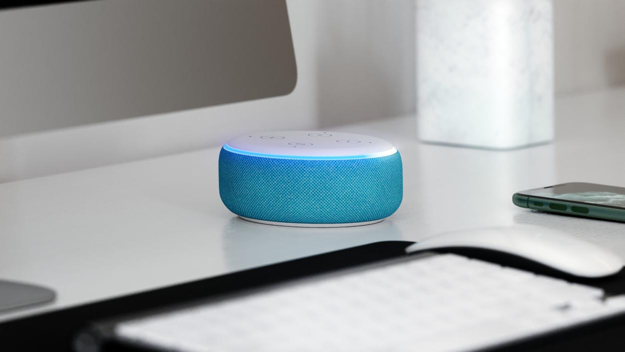 3D model Amazon Echo Dot Blue