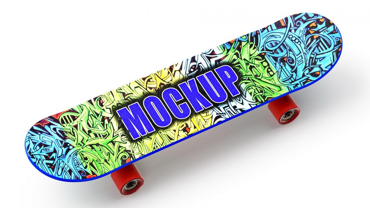 Mockup Classic Skateboards Collection 3 3D model