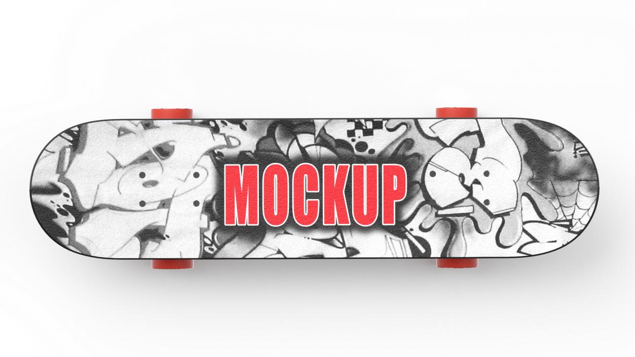 Mockup Classic Skateboards Collection 3 3D model