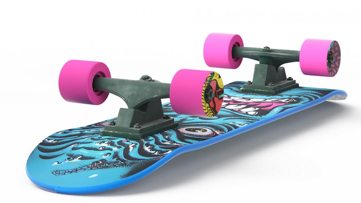 Mockup Classic Skateboards Collection 3 3D model