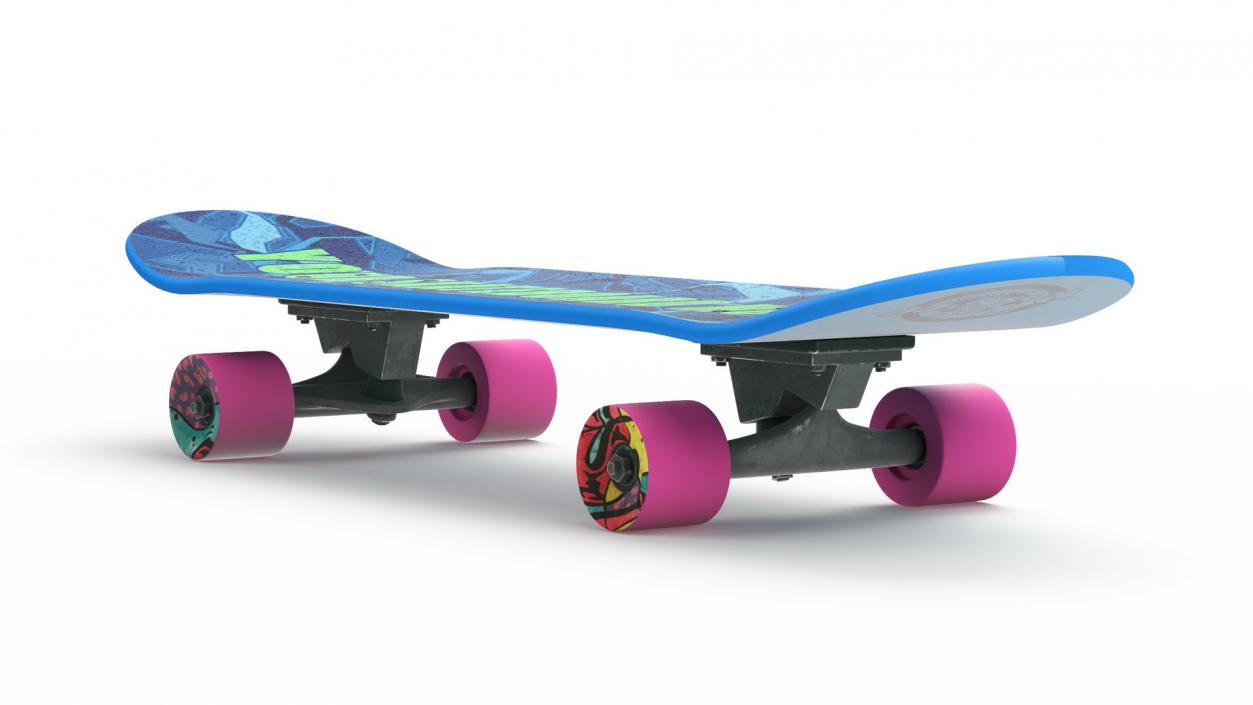 Mockup Classic Skateboards Collection 3 3D model