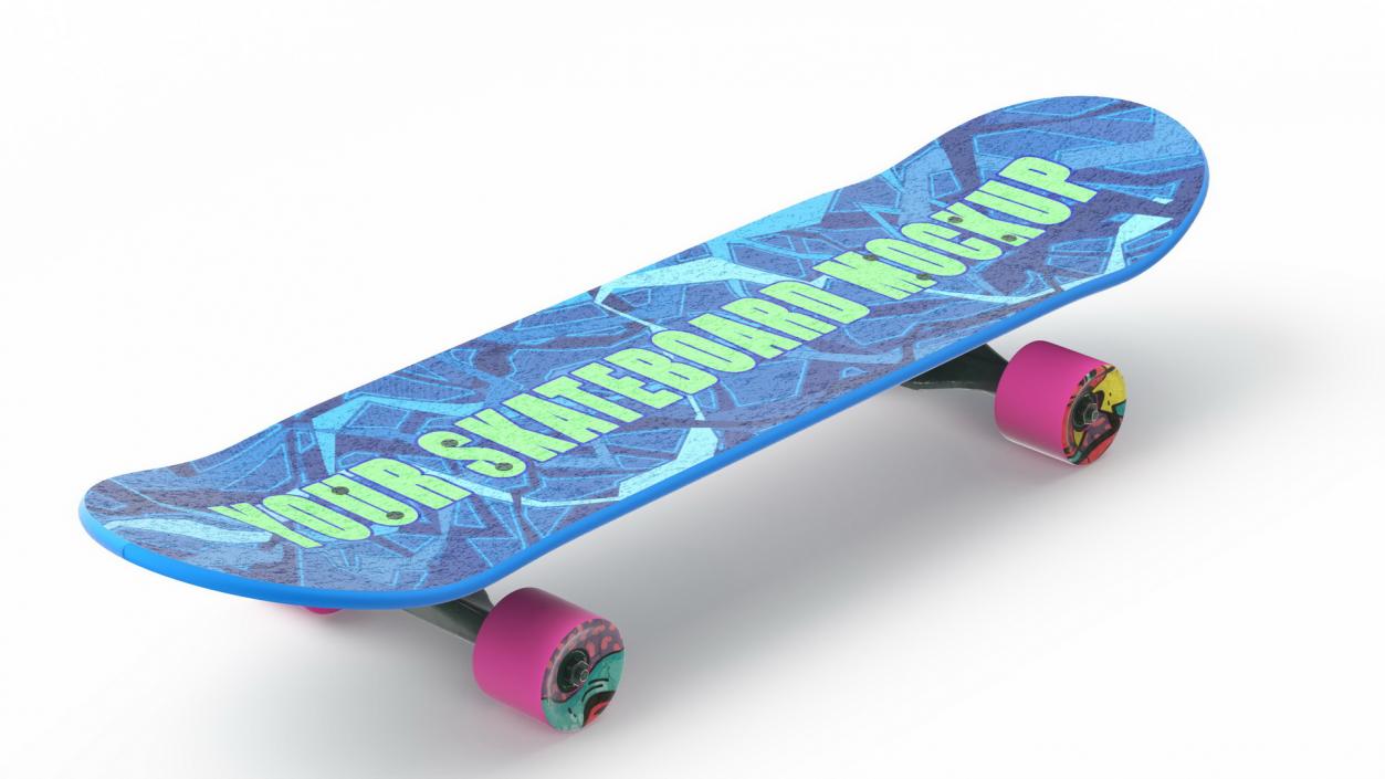 Mockup Classic Skateboards Collection 3 3D model