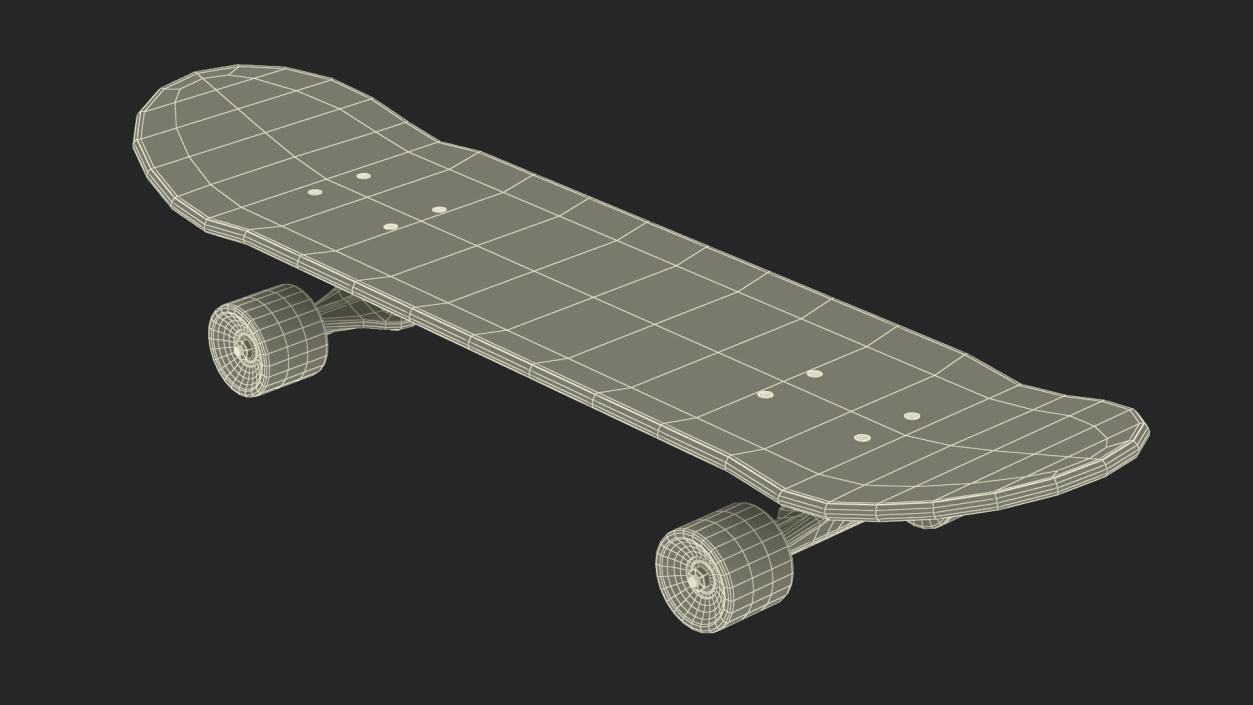 Mockup Classic Skateboards Collection 3 3D model