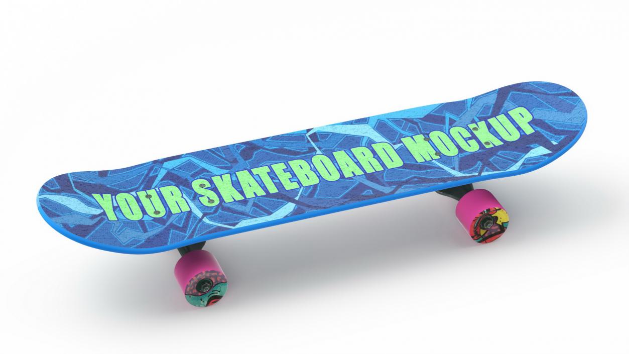 Mockup Classic Skateboards Collection 3 3D model