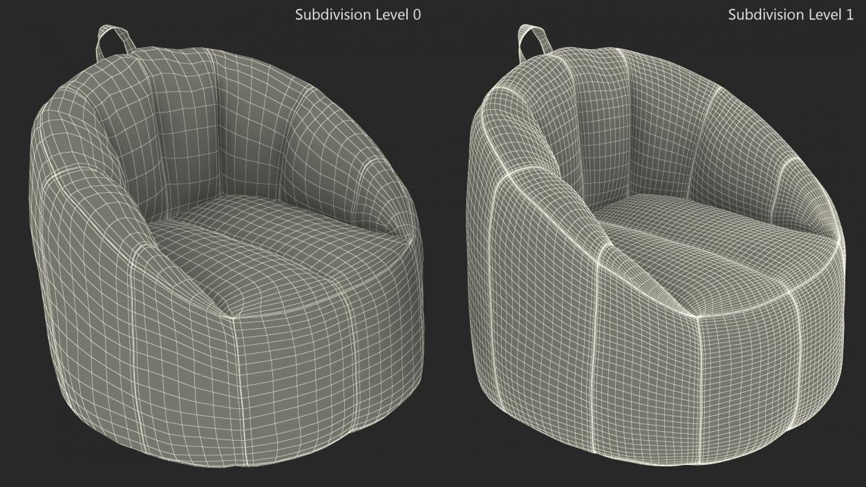 3D model Sofa Sack Beige