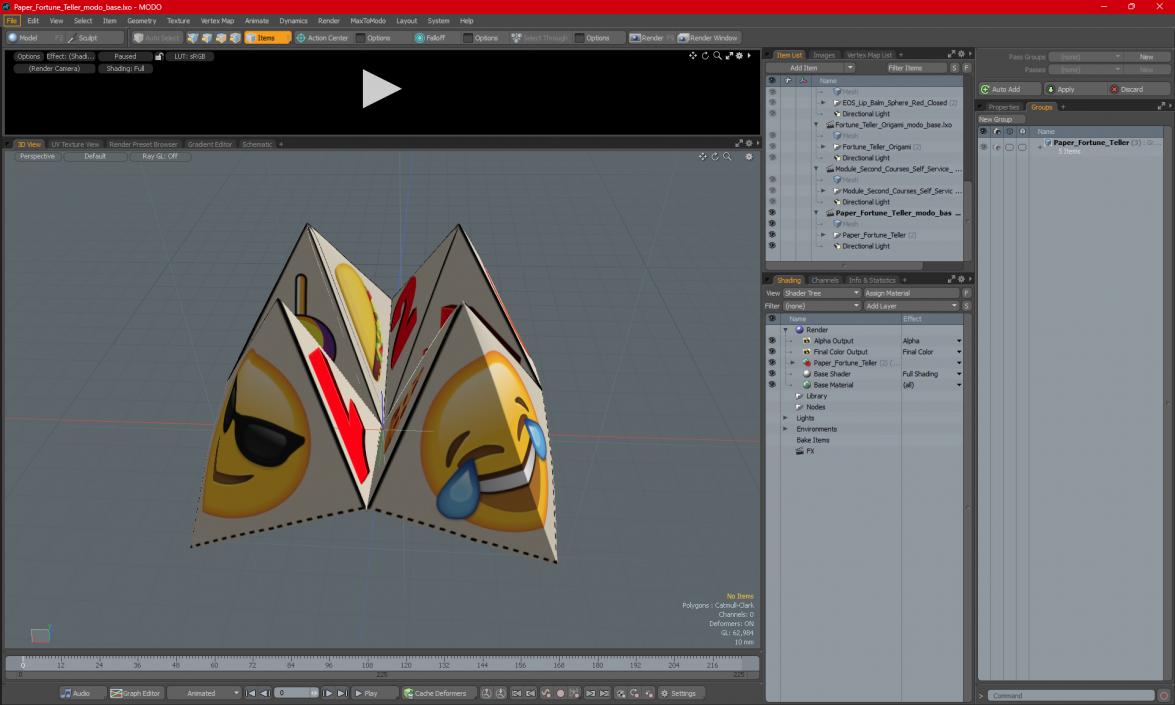 3D model Paper Fortune Teller