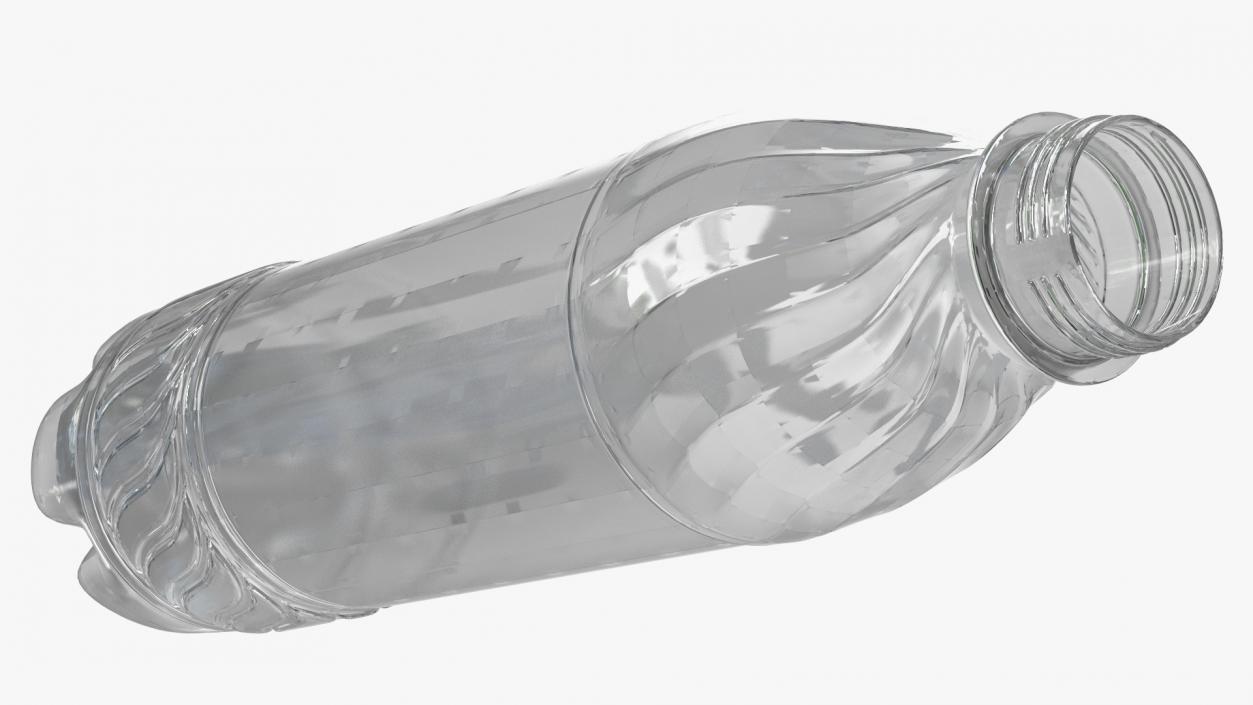 3D Trash Bag Full of Plastic Bottles model