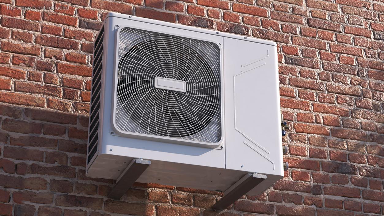 Split Air Conditioner Outdoor Unit 3D model