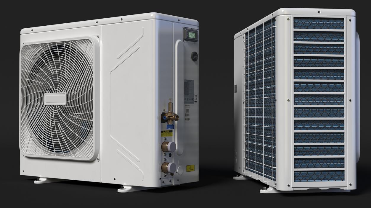 Split Air Conditioner Outdoor Unit 3D model