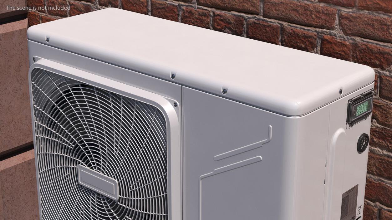 Split Air Conditioner Outdoor Unit 3D model