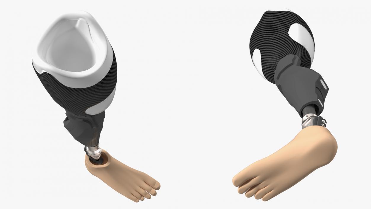 3D model Above Knee Prosthetic Leg